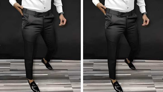Slim Fit Formal Trouser Pack of 2