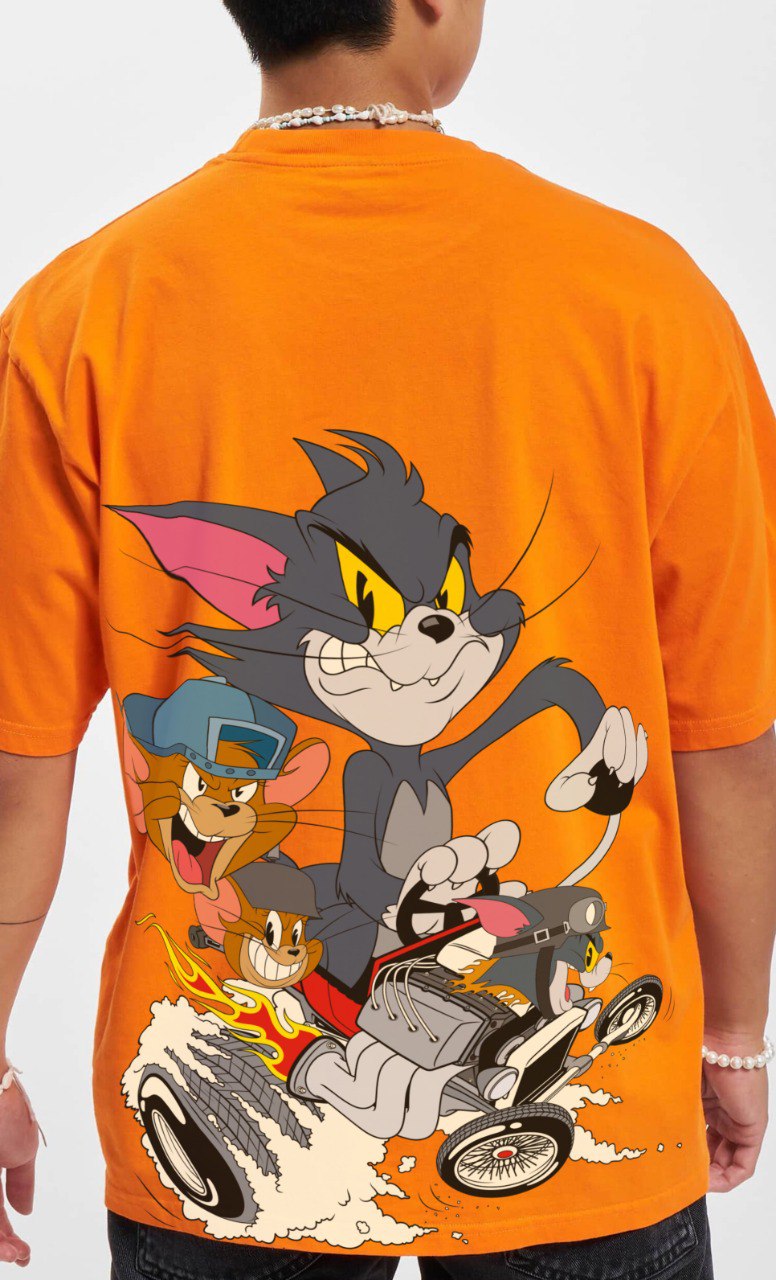Tom & Jerry Oversized T's