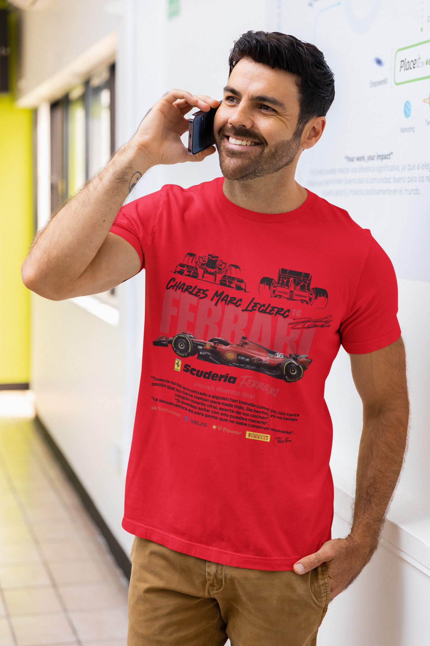 FERRARI graphic T's