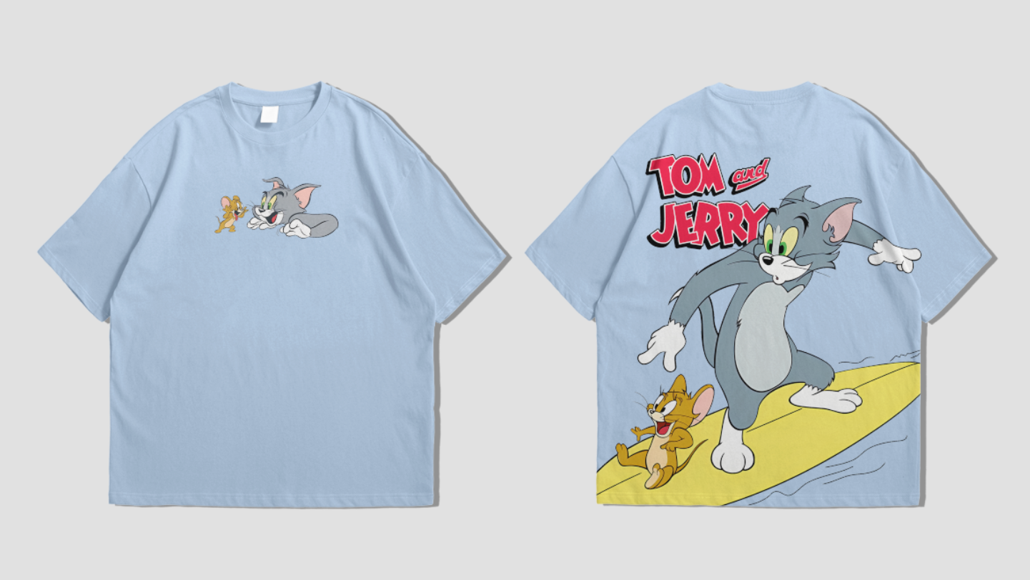 Tom & Jerry Oversize T's
