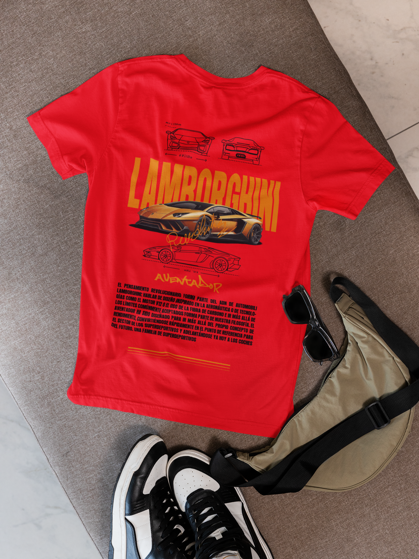 LAMBORGHINI graphic T's