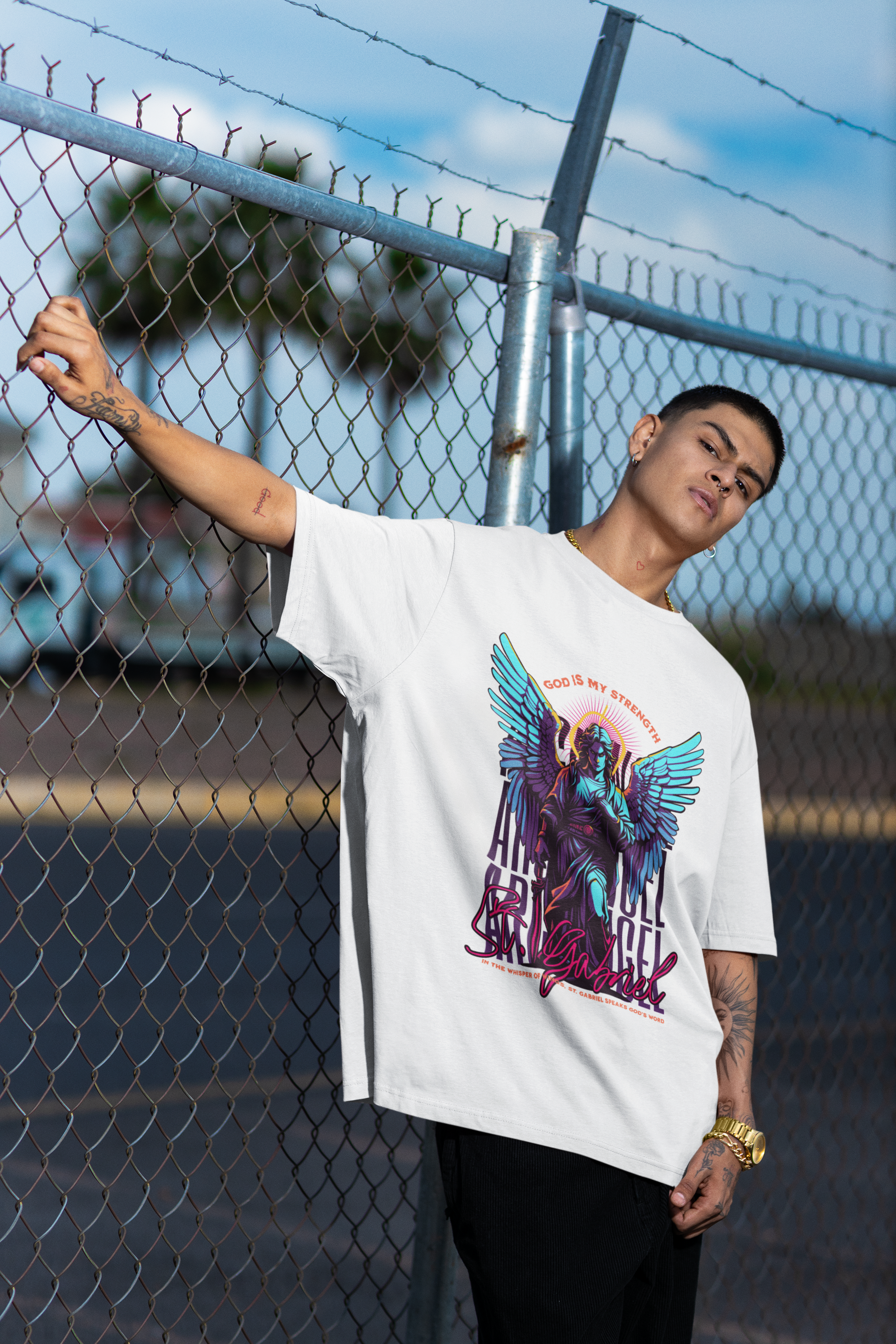 Angle Oversized SS Tee