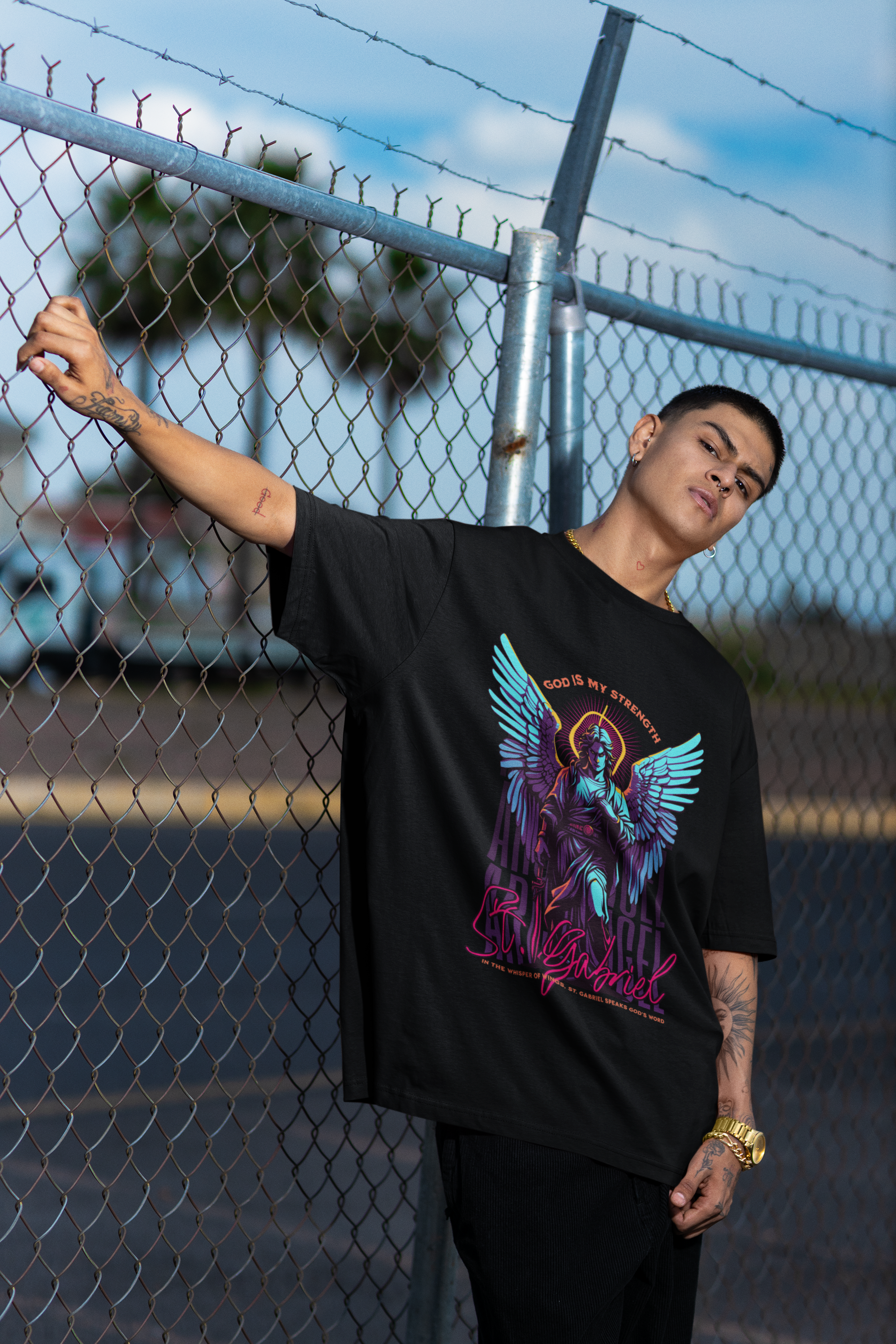 Angle Oversized SS Tee