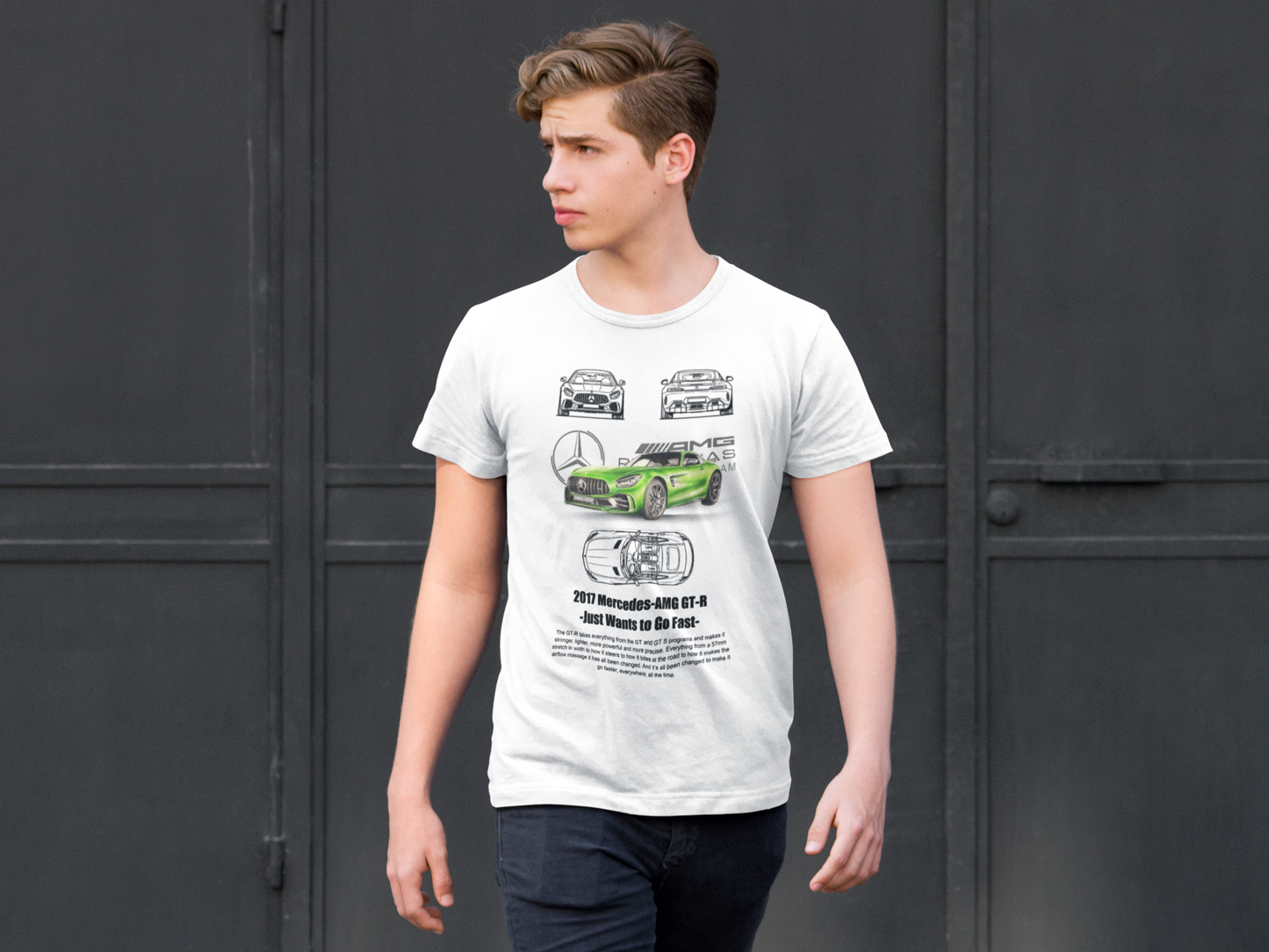 Mercedes GT graphic T's