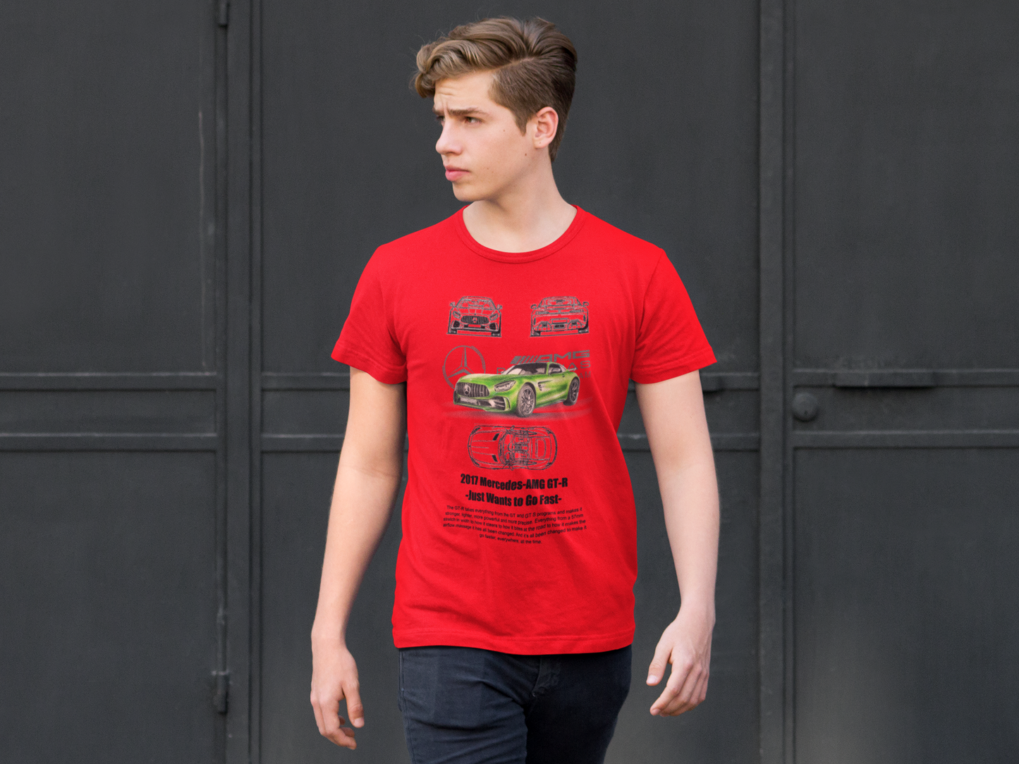 Mercedes GT graphic T's
