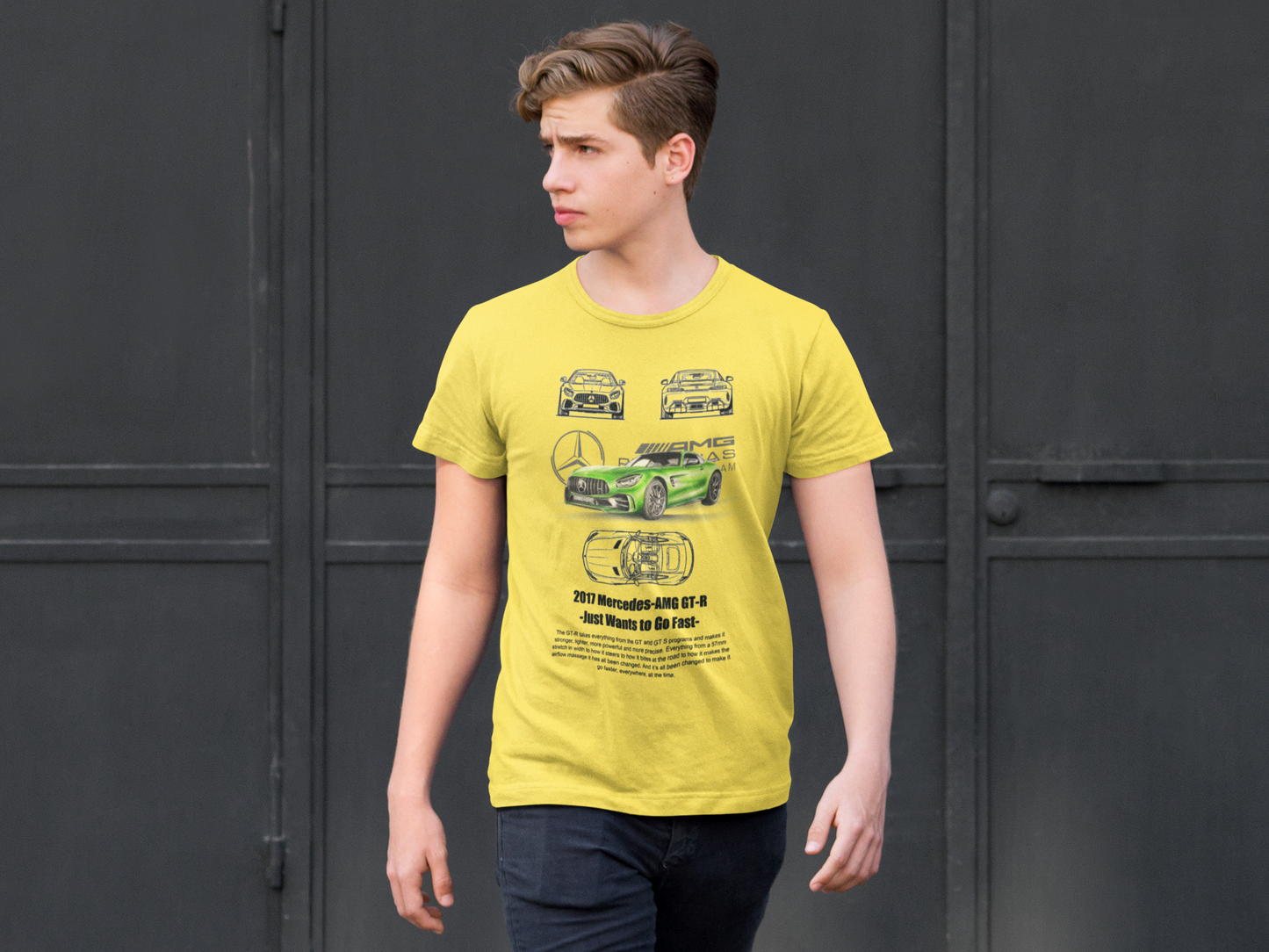 Mercedes GT graphic T's