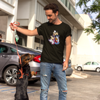 Dog with friends