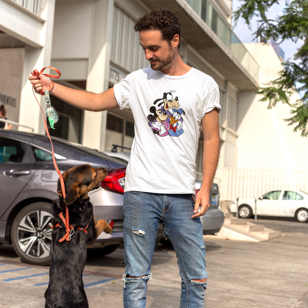 Dog with friends